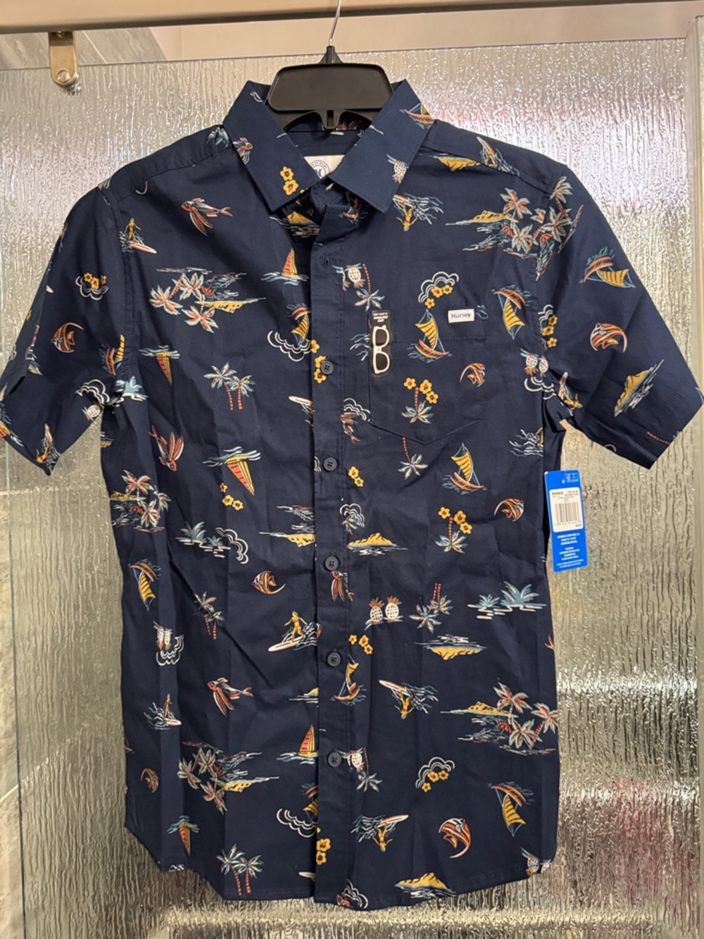 Hurley Short-Sleeve Button-Down Shirt